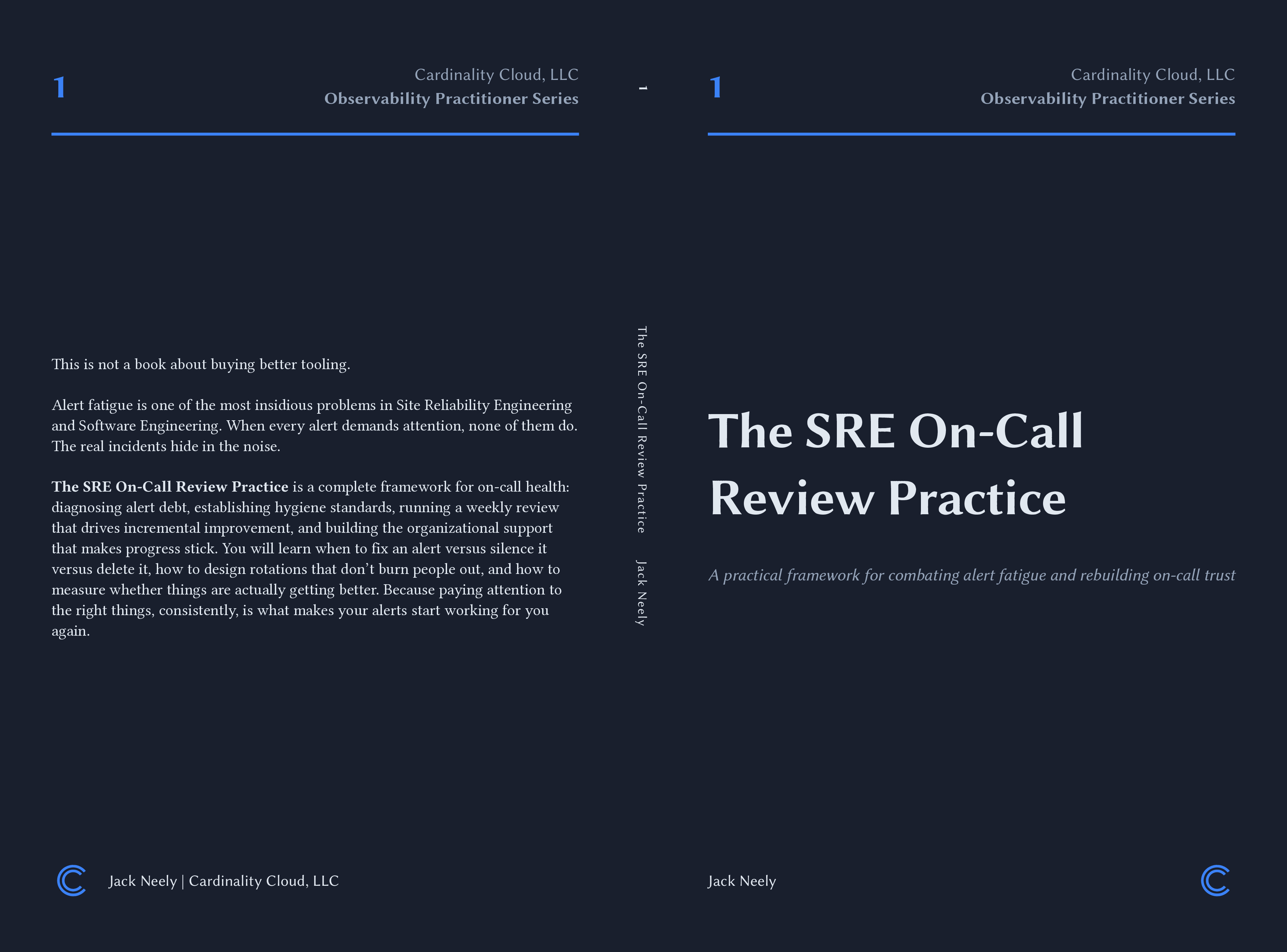 The SRE On-Call Review Practice book cover